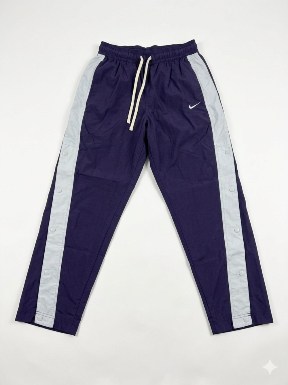 Nike Purple Track Pants with Light Gray Side Panels
